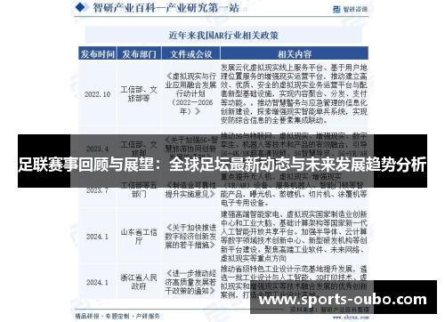足联赛事回顾与展望：全球足坛最新动态与未来发展趋势分析